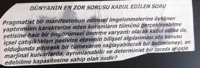 Dünyanın en zor sorusunu cevaplayabilir misiniz ?