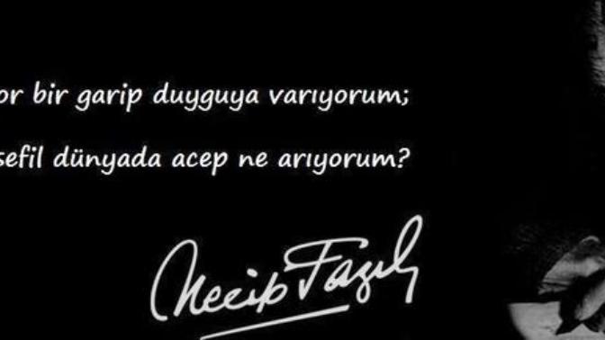An oluyor bir garip duyguya variyorum Ben bu sefil dunyada acep ne ariyorum?