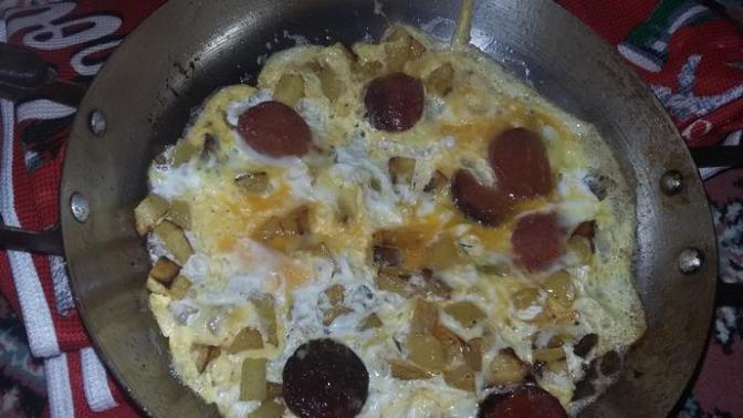 Kendi kendime ilk kez omlet yaptım yemeli miyim?