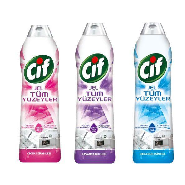 Cif jel tüm yüzeyler