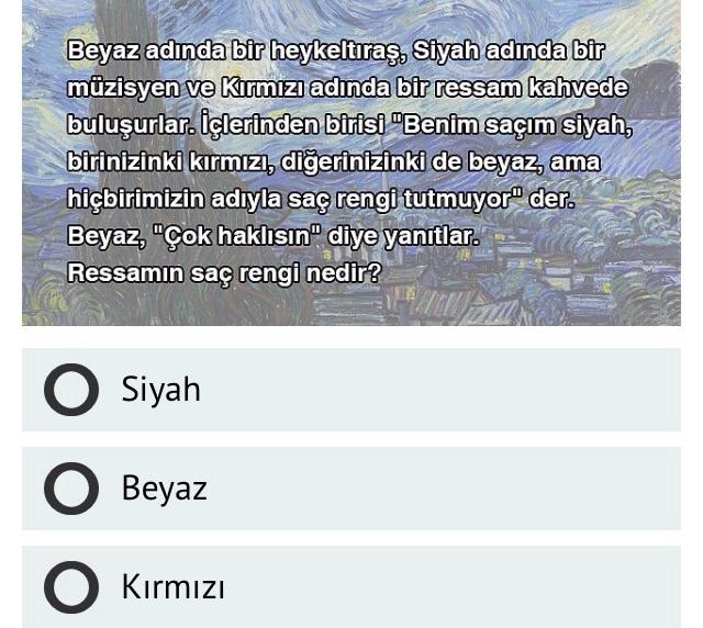 İşte zihin zorlayan sorular, kim bulabilir?