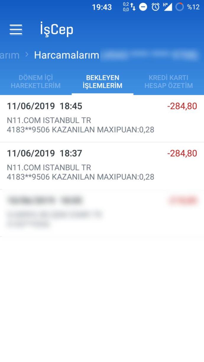 İşCep bekleyen işlemler nedir?