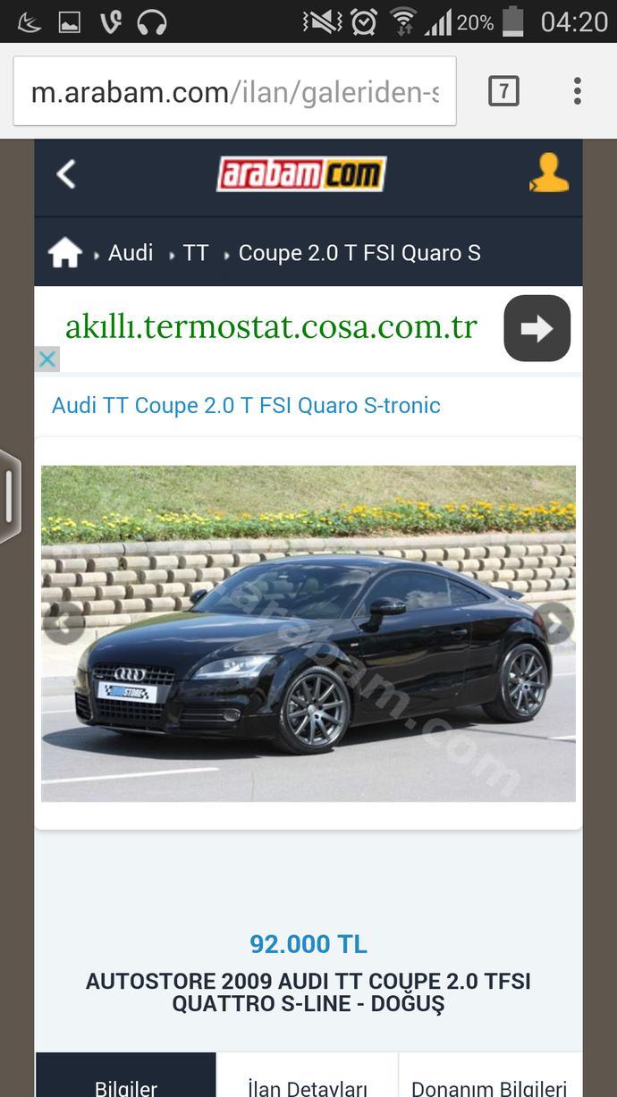 Audi tt mi rcz mı?