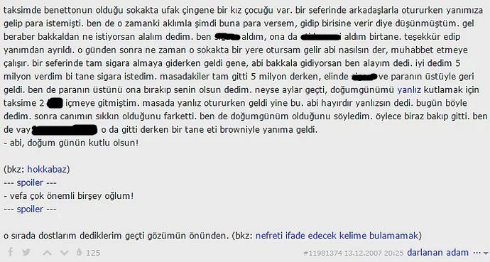 Sizleri Duygulandıracak Gerçek Yaşanmış En İyi Entry'ler?