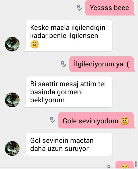 Sevgilim maç izliyorum diye trip atıyor?
