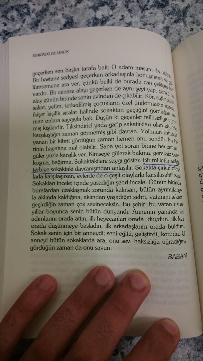 Bir milletin ahlakı ve terbiyesi neye göre anlaşılır?