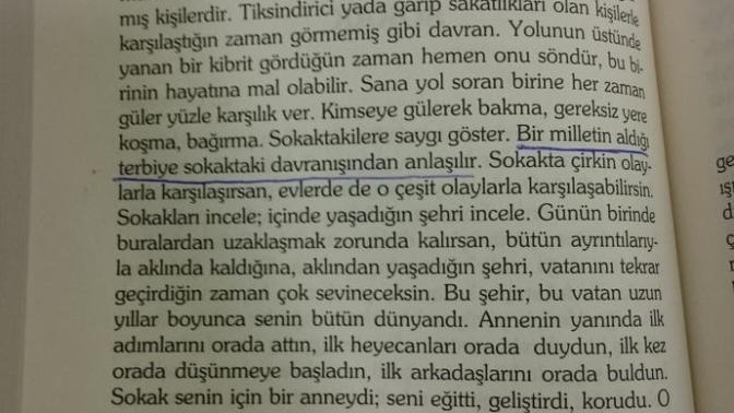 Bir milletin ahlakı ve terbiyesi neye göre anlaşılır?