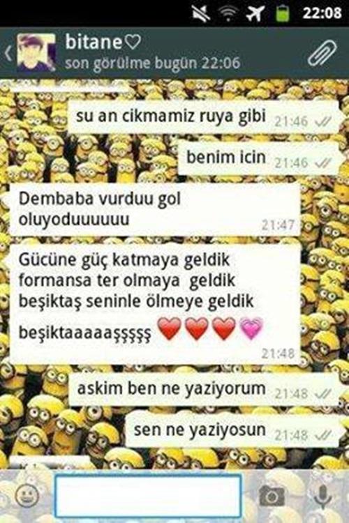 Beğendiğiniz whatsapp konuşmaları?