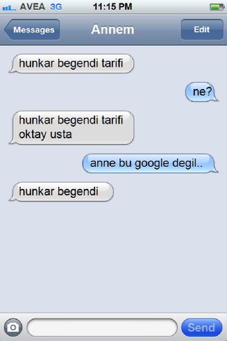 En komik Anne-Baba yazışmaları :D sizde böyle komik sohbetler yaşadınız mı :D?