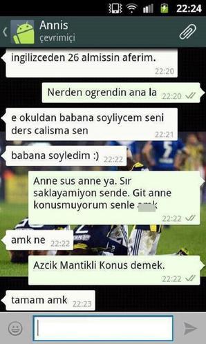 En komik Anne-Baba yazışmaları :D sizde böyle komik sohbetler yaşadınız mı :D?