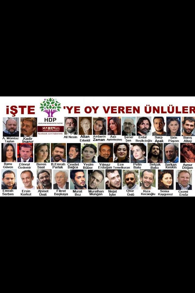 Bunların hepsi hdp ye oy vermişler mi ?