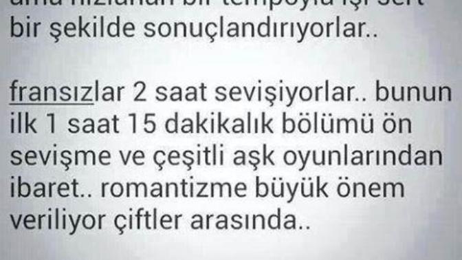 Milletlere göre sevişme nasıl?