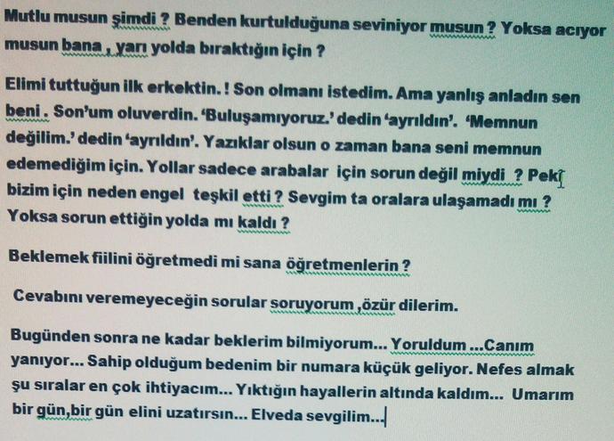 Sevgilime içimi döktüm arkadaşlar nasıl olmuş? (Fotoğraflı)?