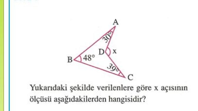 Şu soruyu çözer misiniz (Geometri) ?