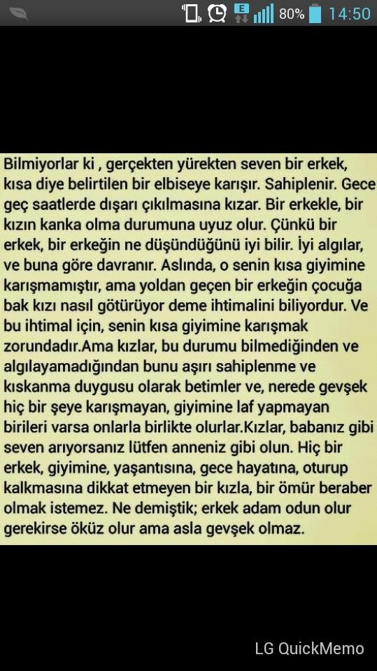 Gerçekten seven bir erkeğin düşüncesi bu mudur ?