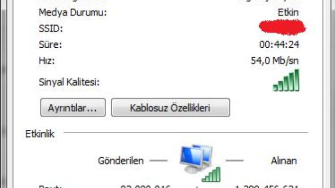 İnternet hızı 54 Mb/sn ama yavaş gibi çözümü nedir?