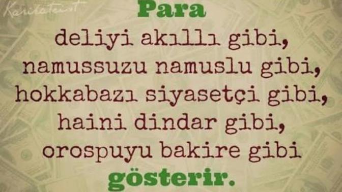 Para neyi satın alır alamaz? Ve para için neleri göze alırsınız?