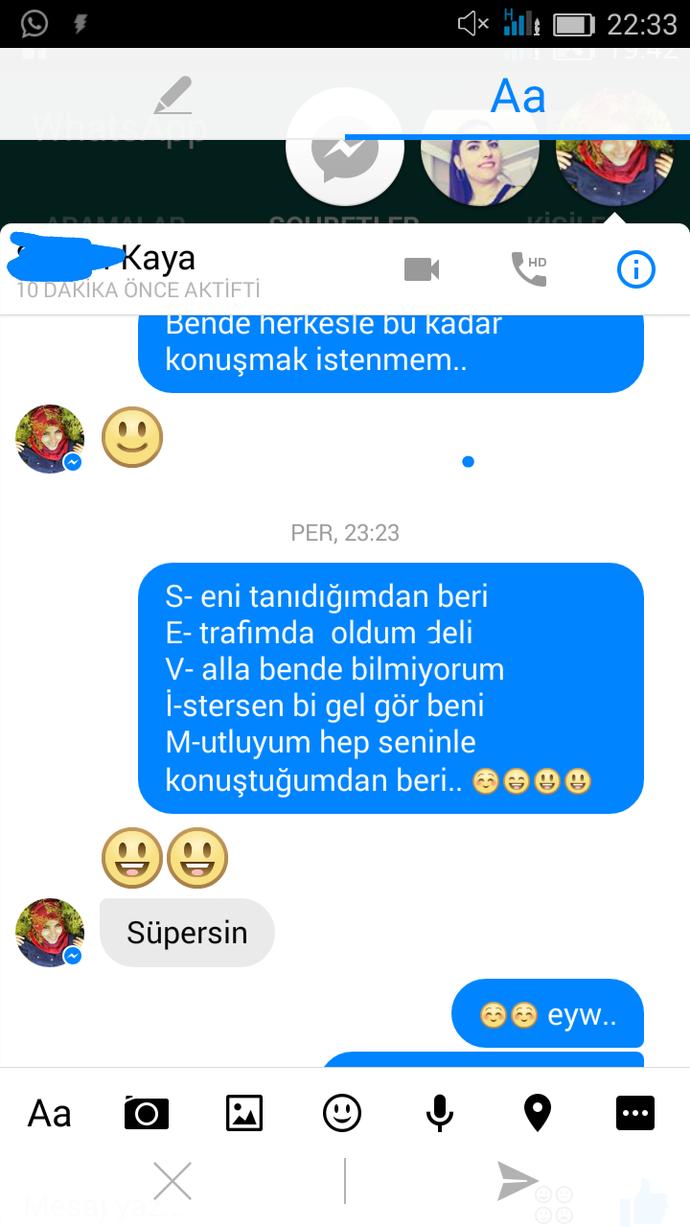 Kızlar, Akrostiş şiir yazılır :) ?