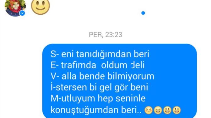 Kızlar, Akrostiş şiir yazılır :) ?