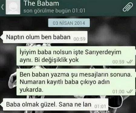 Babanızla iletişiminiz nasıl?