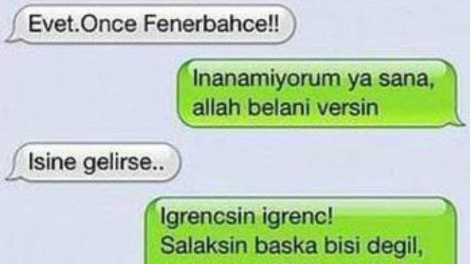 Sevgilim fenerbahçeli olmadığım için 5 ayı çöpe atıp beni terketti :'( ?