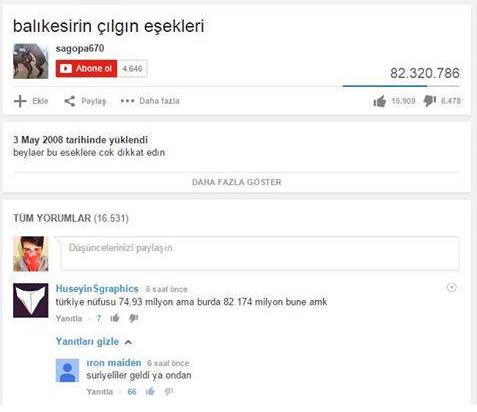 Youtube de dinlediğiniz şarkılara yapılan yorumları okuyor musunuz ?