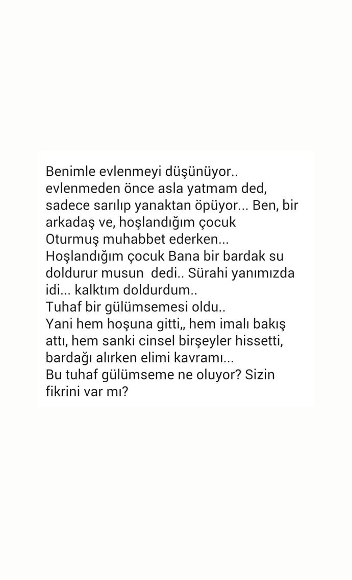 Erkek,  sevdiği kızın kendine yemek yapması, su getirmesi kadınca hizmetler yapması hoşuna mı gider?