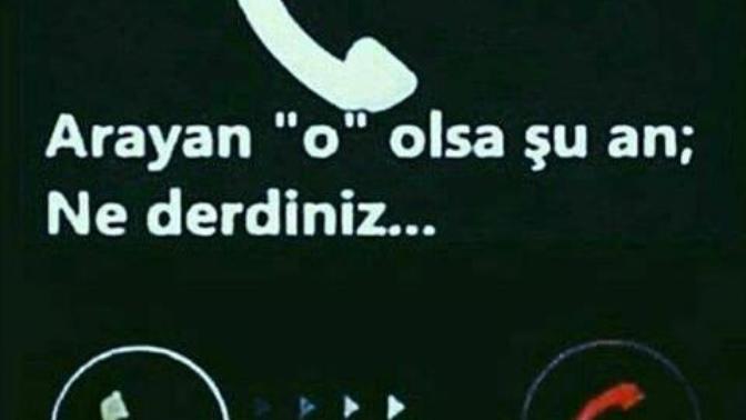 Arayan 'o' olsa şu an  ne derdiniz?