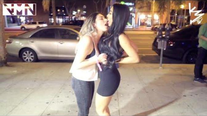 Evet kızlar 'Kissing Prank' lez versiyonuda çıktı. Görüşleriniz?
