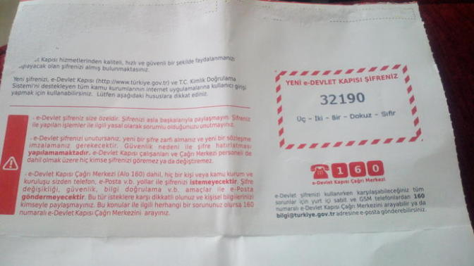 İşverenin e devlet şifresi istemesine devletten cevap var?