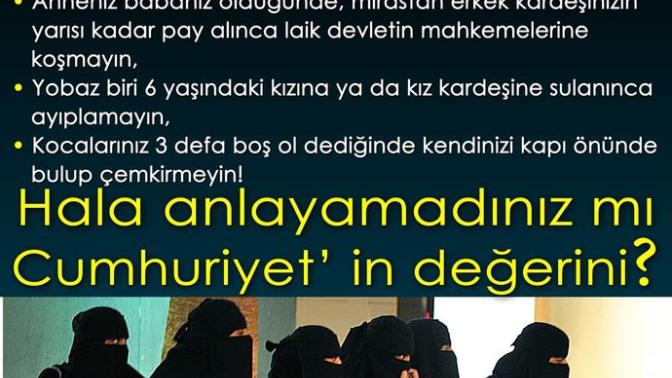 Seriat isteyen kadin  var mı  aranizda?