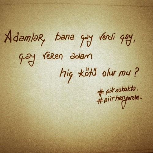 Şiir sokakta mı Küfür sokakta mı ?