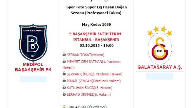 Galatasaray-Başakşehir Maç sonucu sizce ne olur?