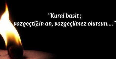 soru basit vazgeçenmisin vazgeçilenmi?