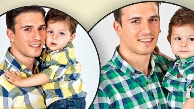 Baba oğul gömlek çok tatlı değil mi?