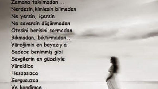 Yüzünü hiç görmeyip sesini hiç duymadığınız birini sadece sözlernden etkilenerk sever misinz?