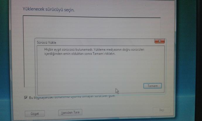 YARDIM !!! BILGISAYARIMA FORMAT ATAMIYORUM?
