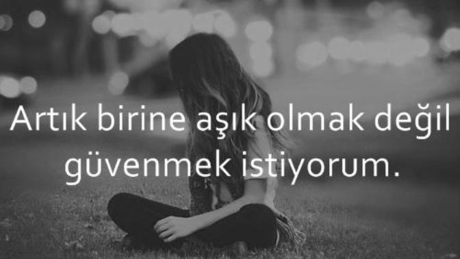 Birisine aşık olmak mı. birisine güvenmek mi hangisi daha önemli?