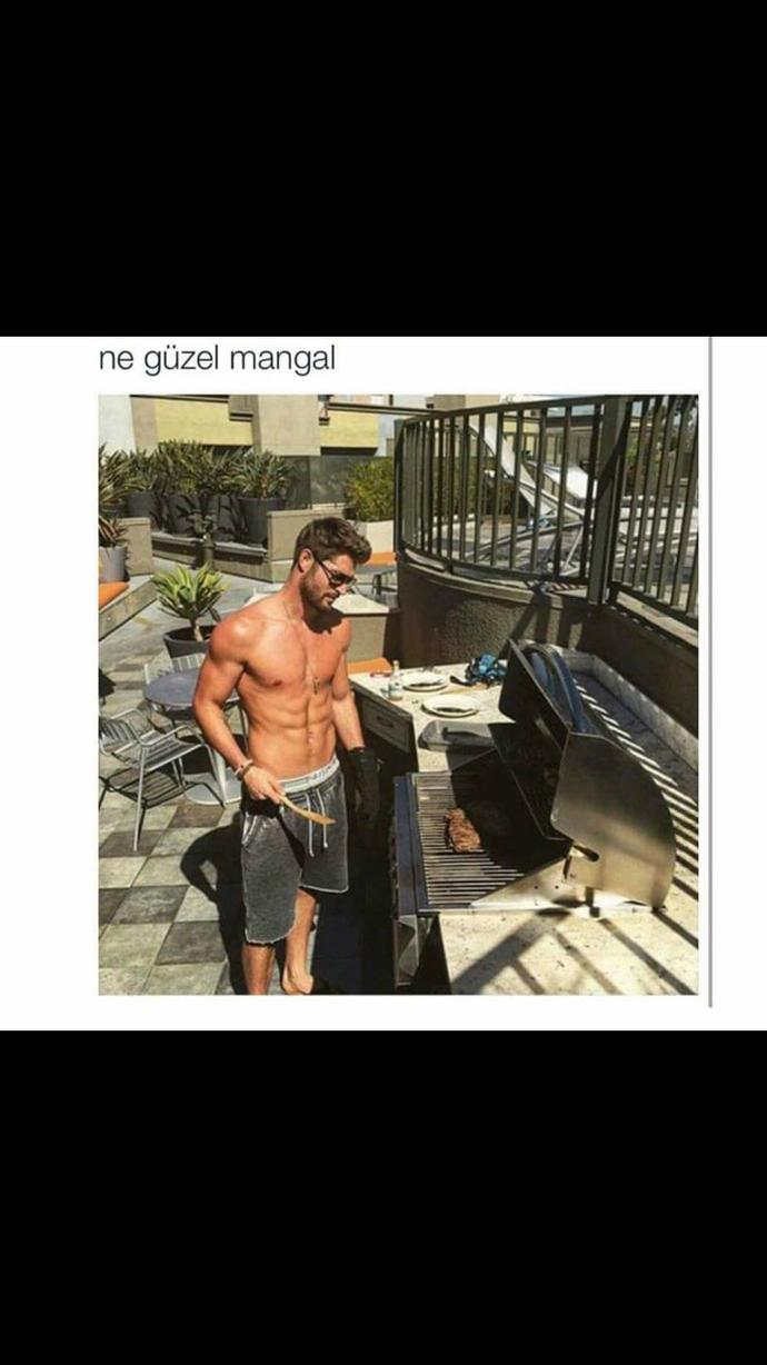Ne kadar da güzel mangal değil mi kızlar 😄 ?
