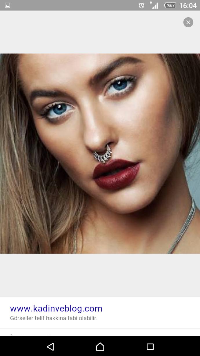 Septum piercing hakkında ne düşünüyorsunuz sizce itici mi?