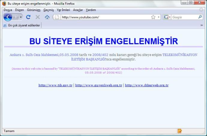 erişim engelleme kararı