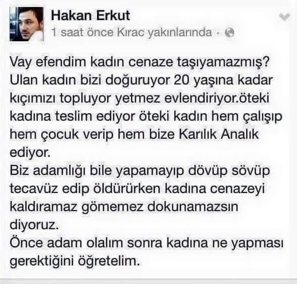 Kadınların cenaze kaldırması hakkında ne düşünüyorsunuz?