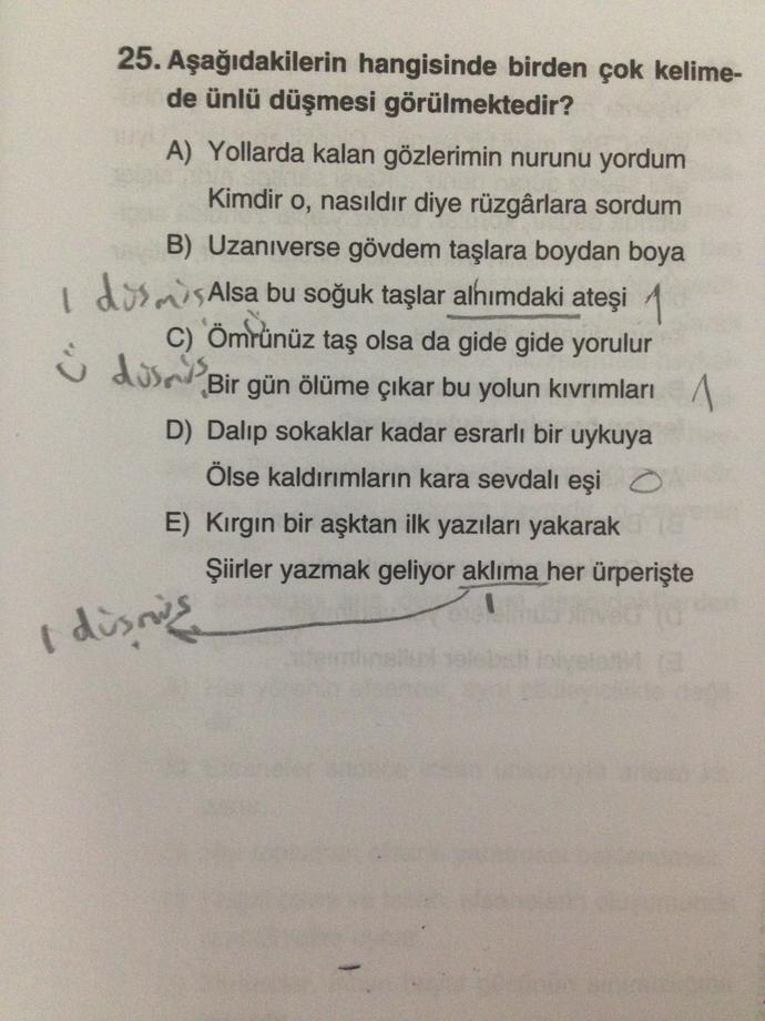 Türkçe sorusu çözebilecek var mı?