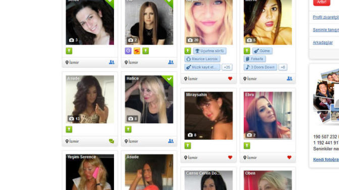 Badoo, Siberalem, Tinder, Tango, İstanbul. net, İzmir. net AMAÇ NE?