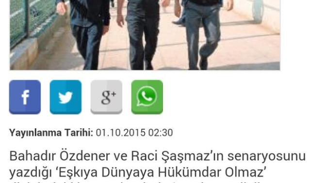 Eşkiya Dünyaya Hükümdar Olmaz mı yoksa Kurtlar Vadisi Mi?