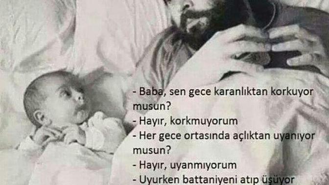 Peki annenin yaninda kim uyumalı :) :) ?