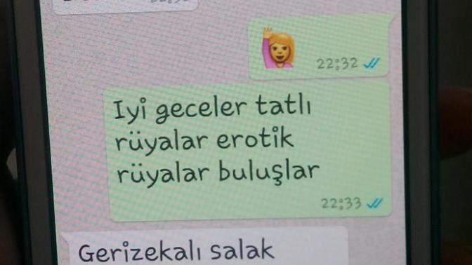Annemin arkadaşına attığı mesajlar?