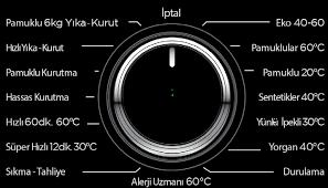 Çamaşır makinesinde %100 pamuk gömlek hangi seçenekte yıkanır?