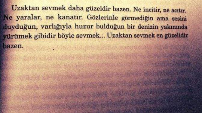 Uzaktan sevmek sizce güzel midir. Siz birisini hiç uzaktan sevdiniz mi?