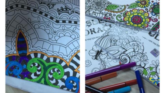 Mandala boyama... Resimli?
